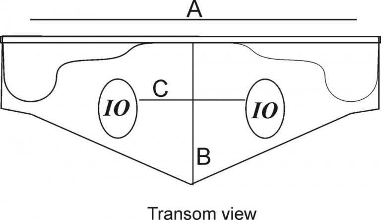 How To Measure Transoms For Add-On Boat Swim Platforms - PlasTEAK Inc.